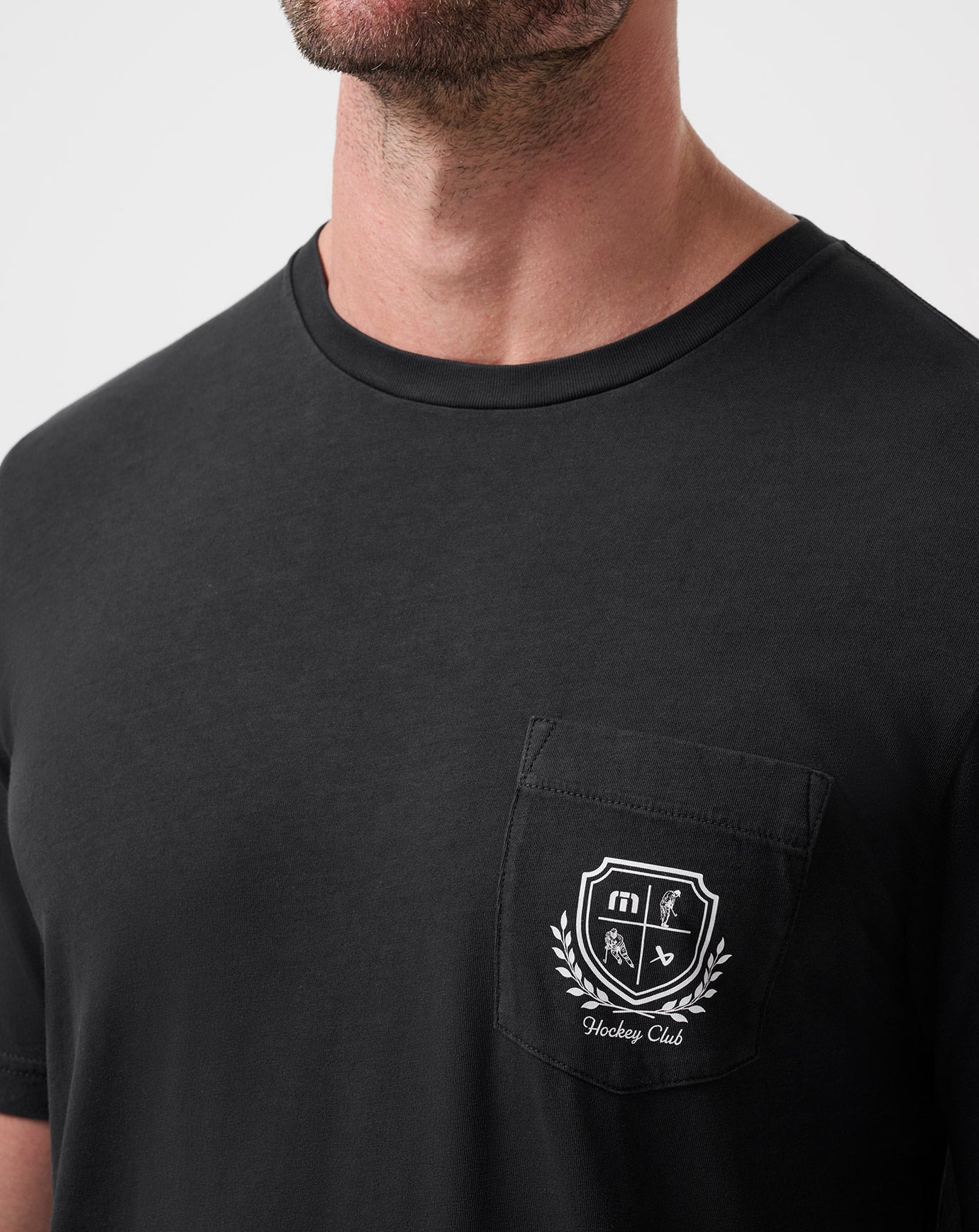 Black Travis Mathew Face Off Tee
