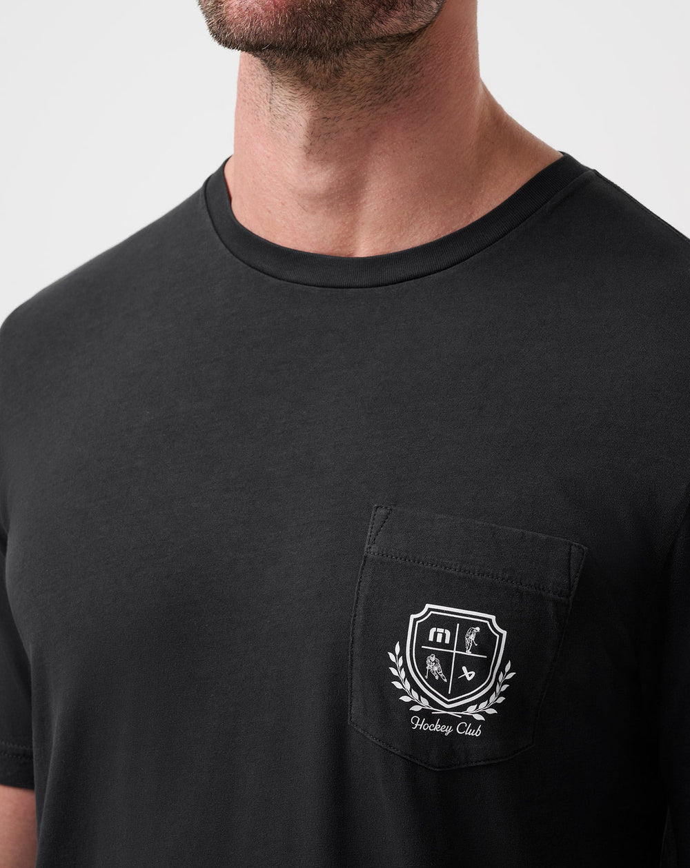 Black Travis Mathew Face Off Tee