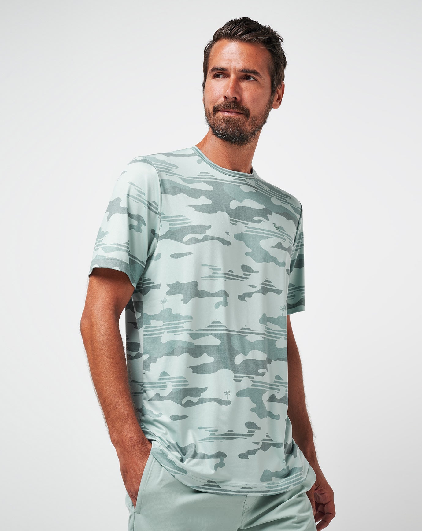 Gray Mist Travis Mathew Season Stealth Tee