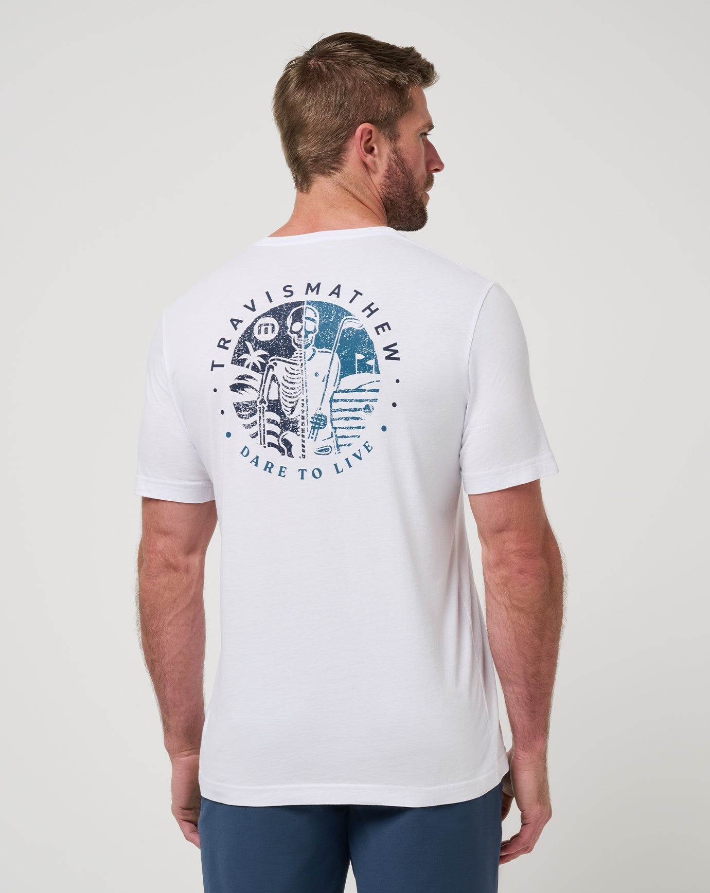 White Travis Mathew Switch Stance Tee