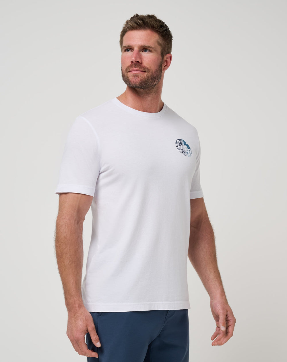 White Travis Mathew Switch Stance Tee