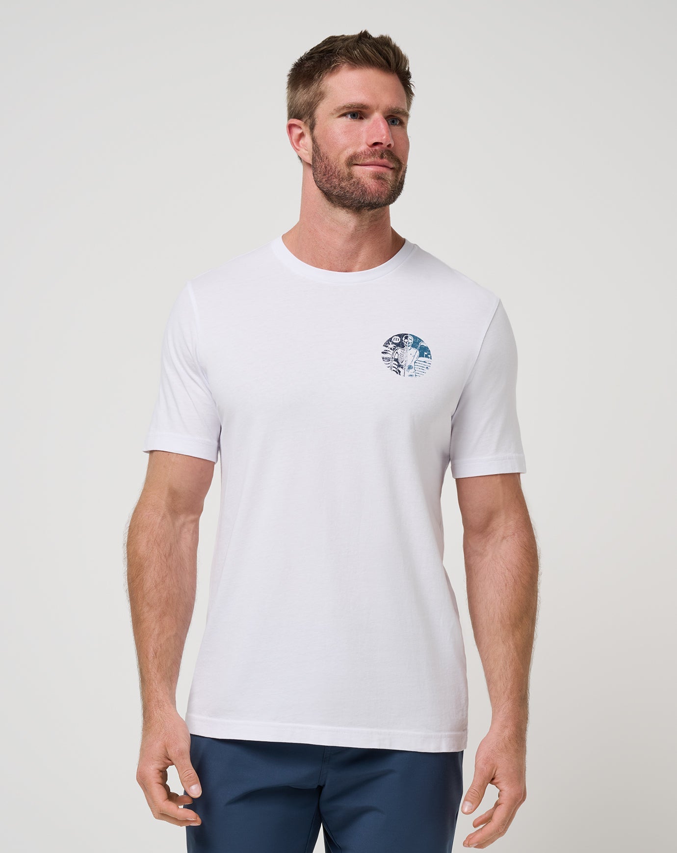 White Travis Mathew Switch Stance Tee
