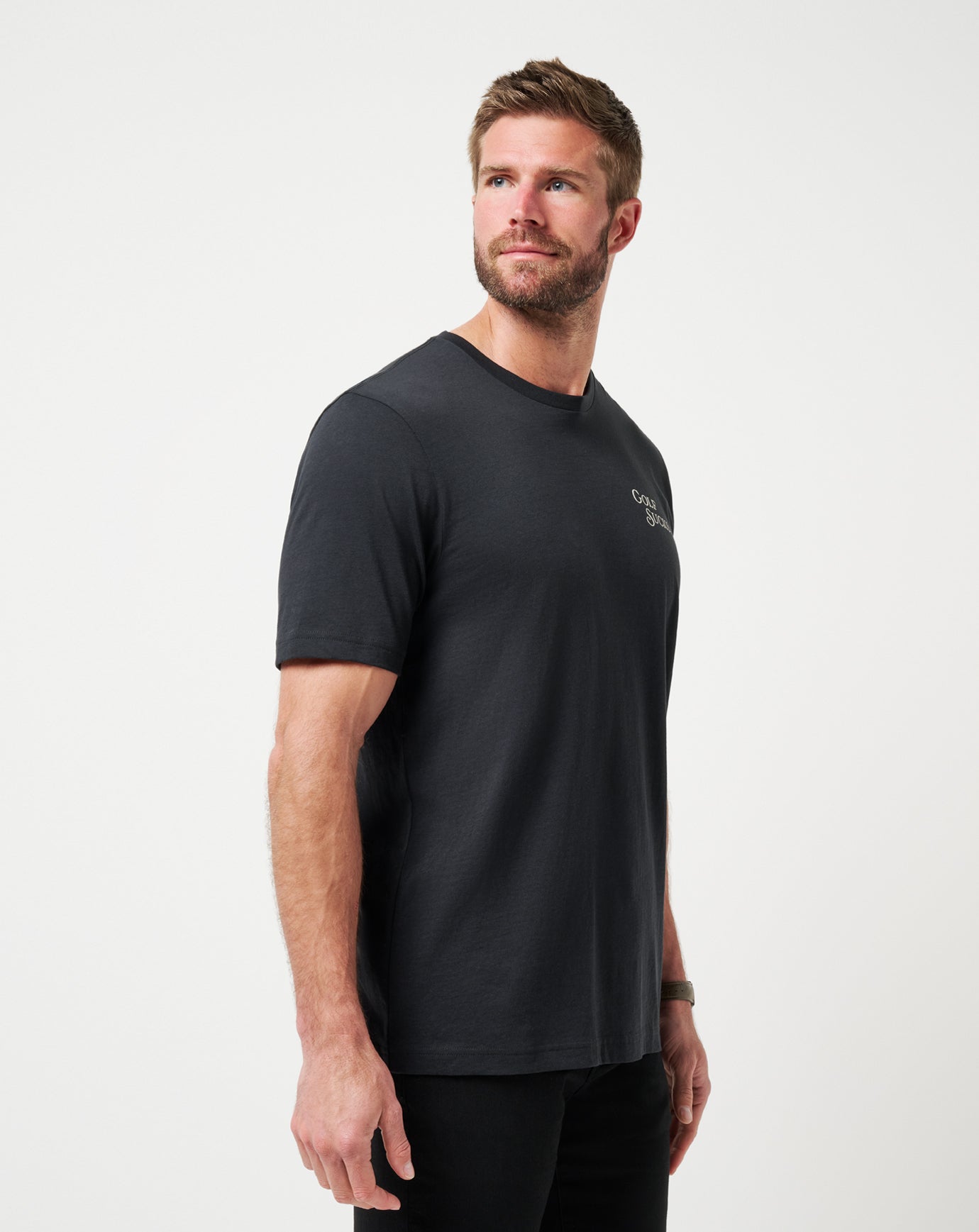Black Travis Mathew Course Rules Tee