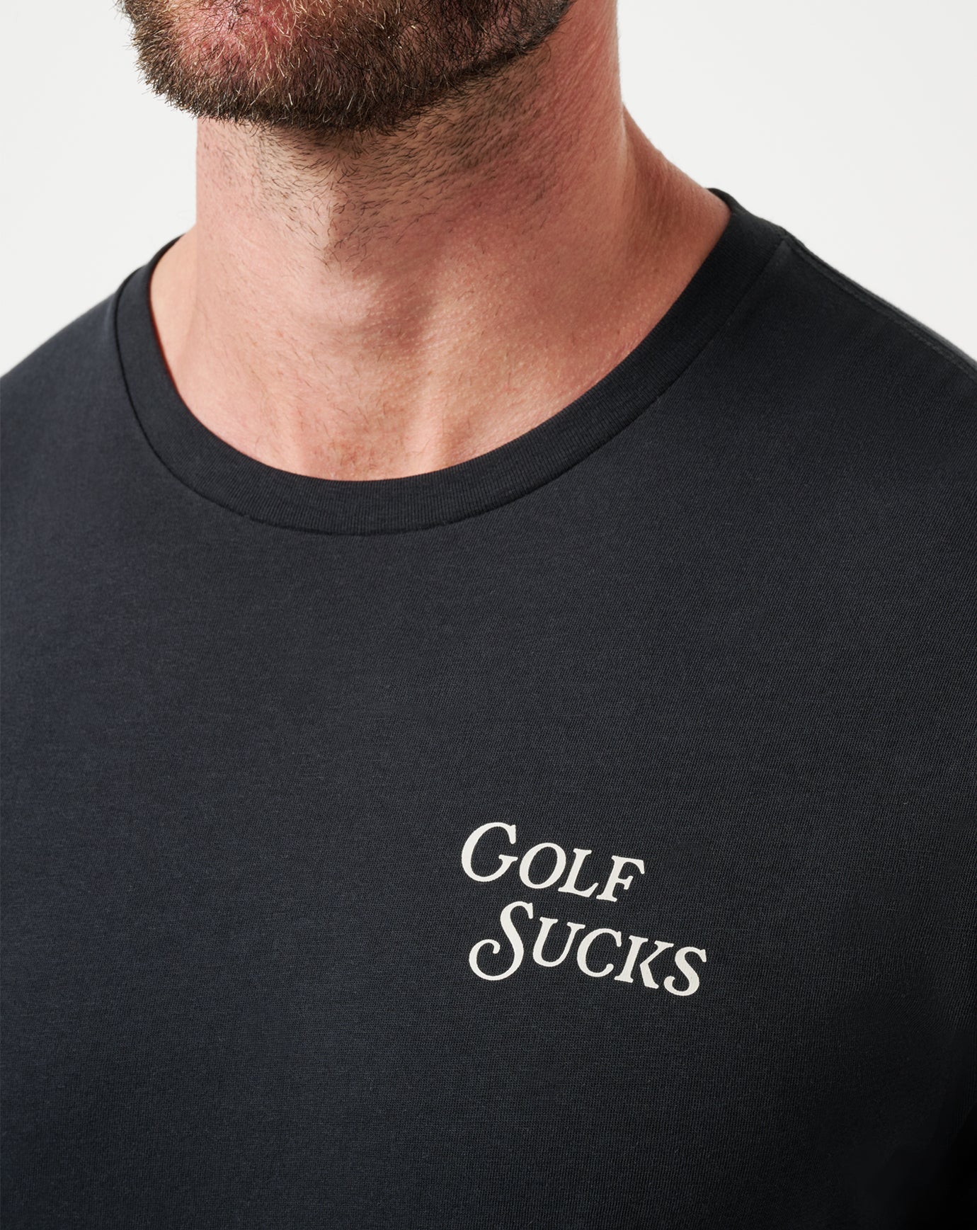 Black Travis Mathew Course Rules Tee