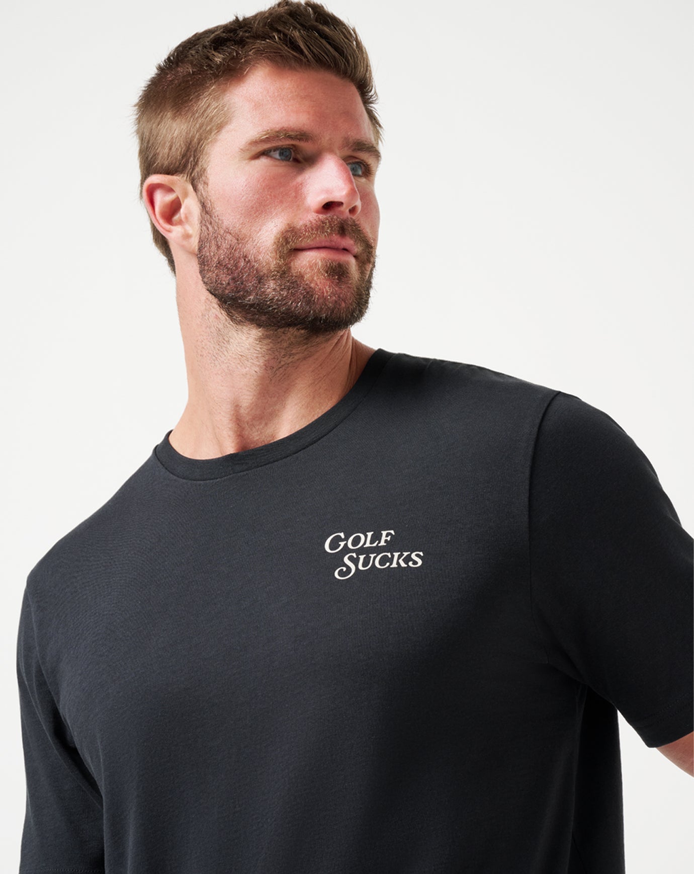 Black Travis Mathew Course Rules Tee