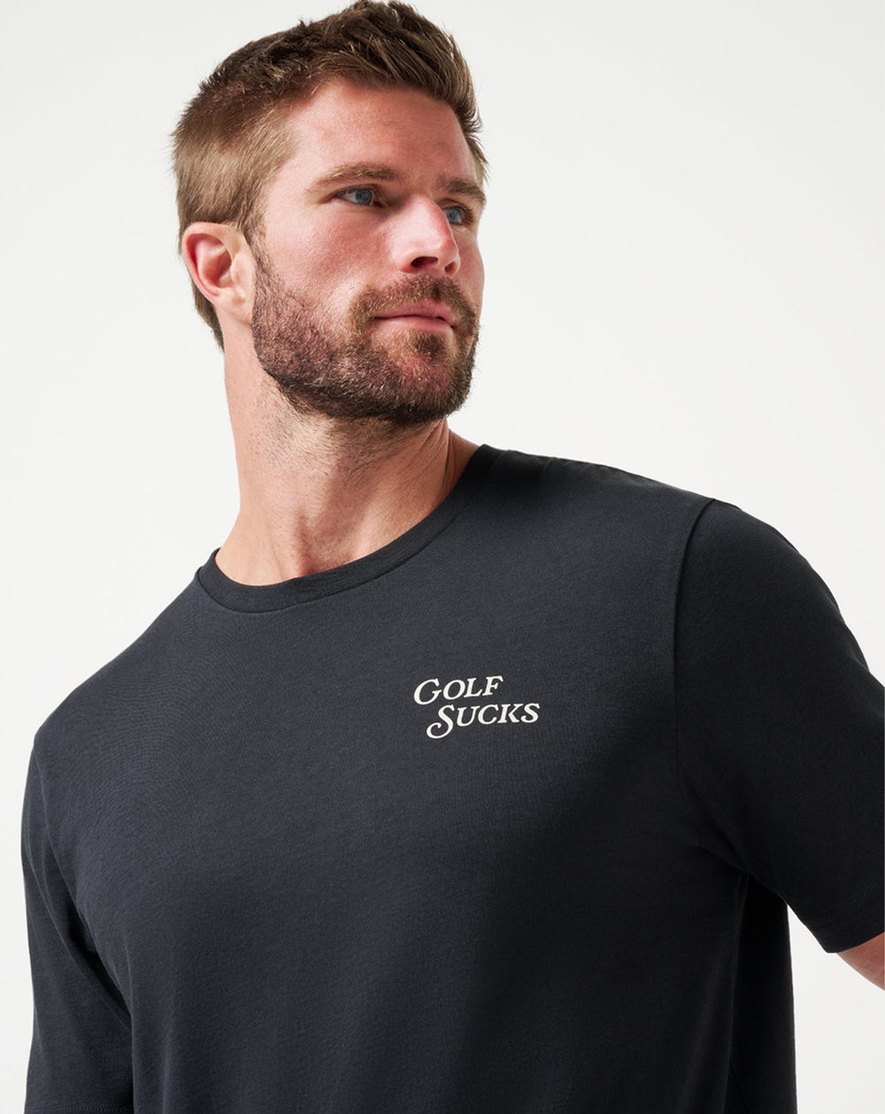 Black Travis Mathew Course Rules Tee