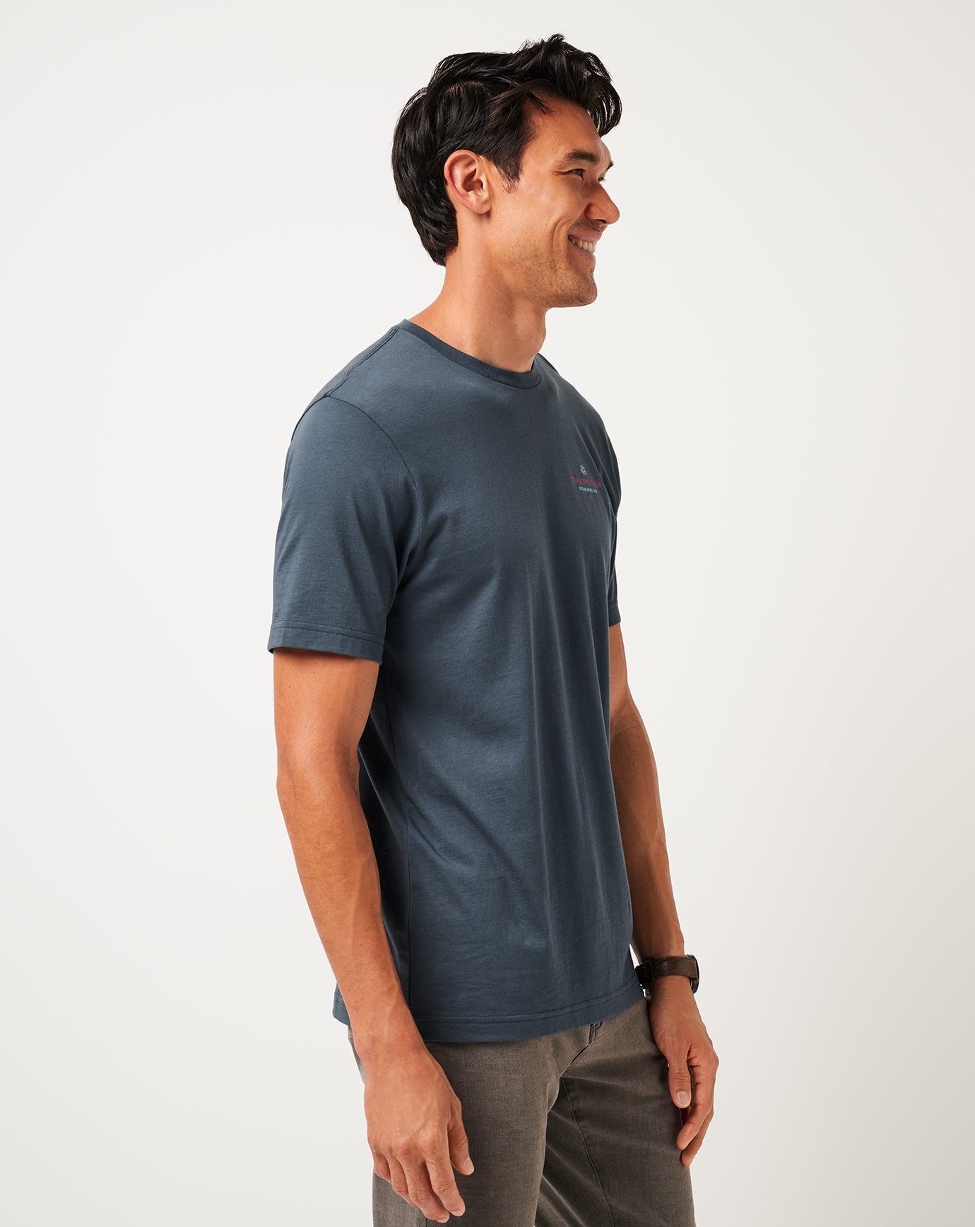 Mood Indigo/Vintage Indigo Travis Mathew Piece Of Paradise Tee
