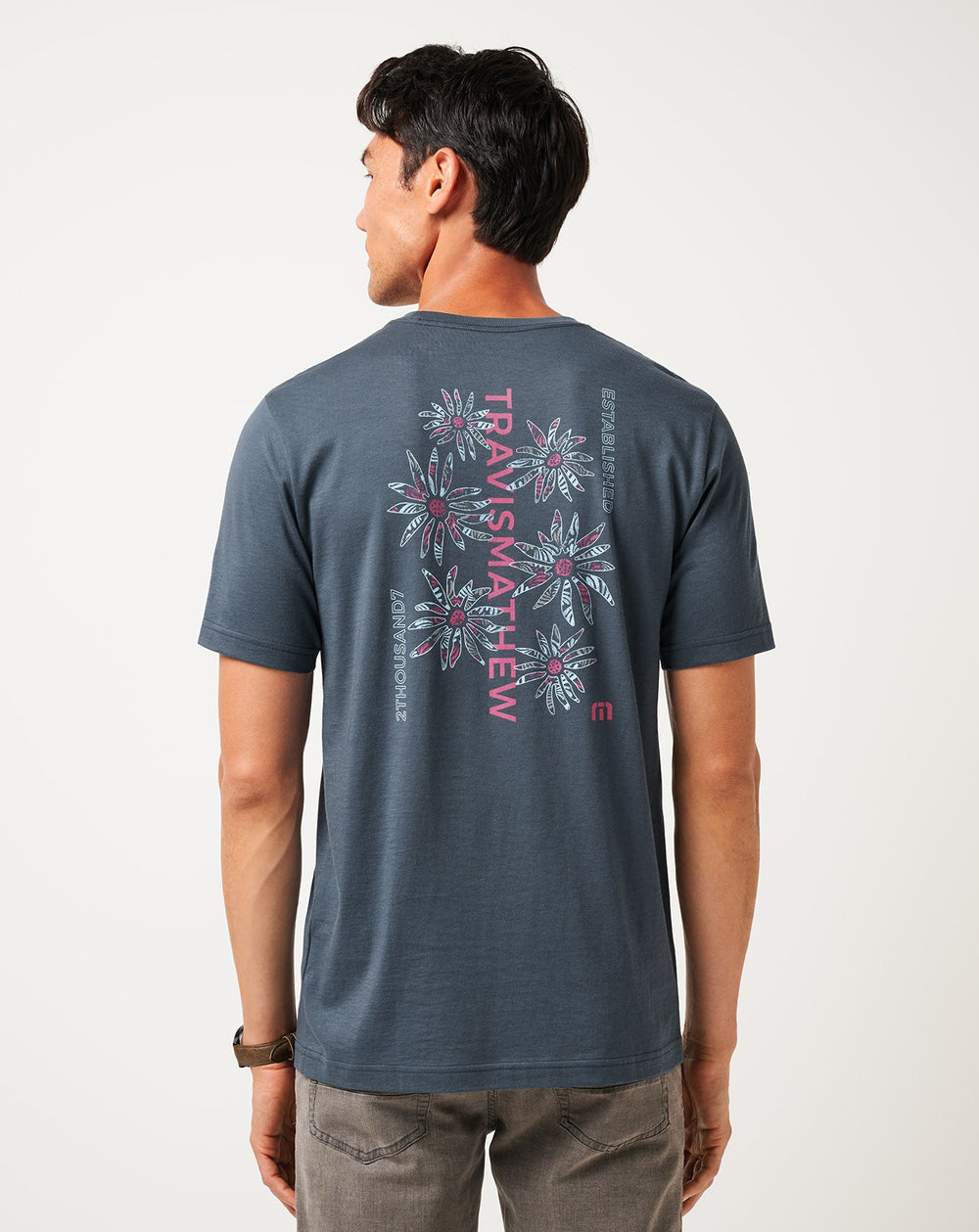Mood Indigo/Vintage Indigo Travis Mathew Piece Of Paradise Tee