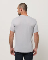 Heather Light Grey Travis Mathew Short Layover Tee