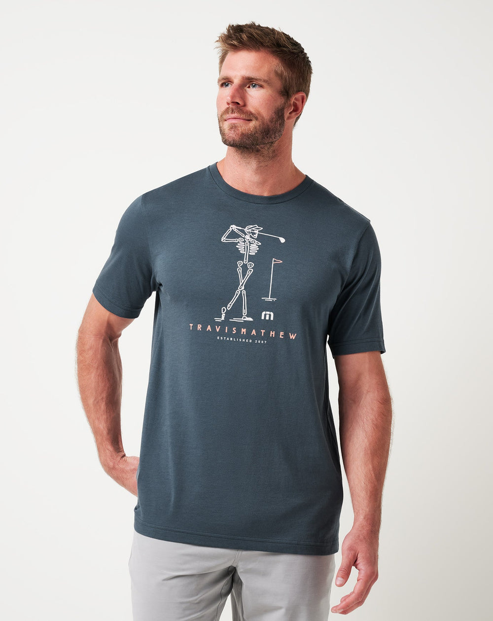 Mood Indigo/Vintage Indigo Travis Mathew Lost Swing Tee