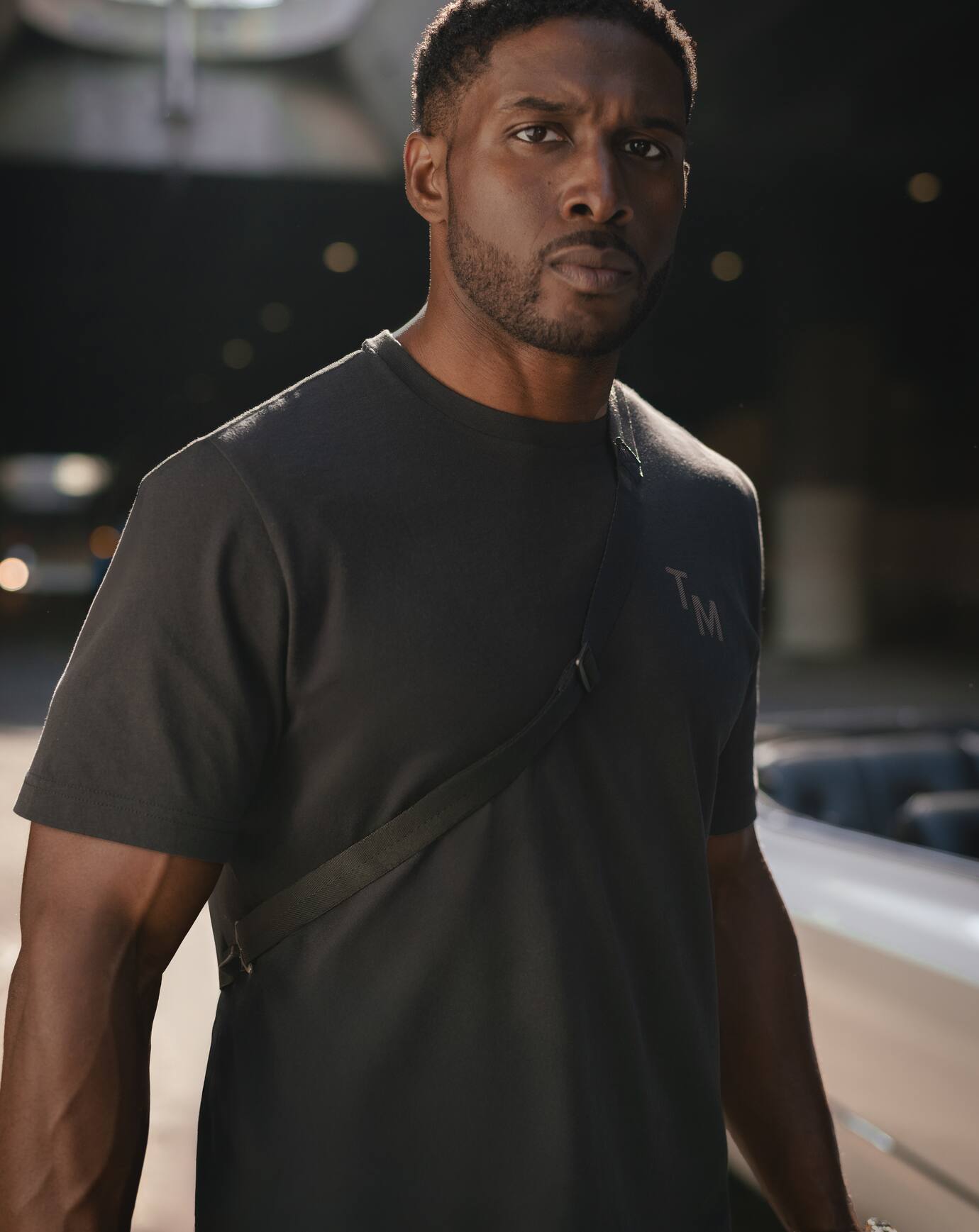 Black Travis Mathew End Around Tee