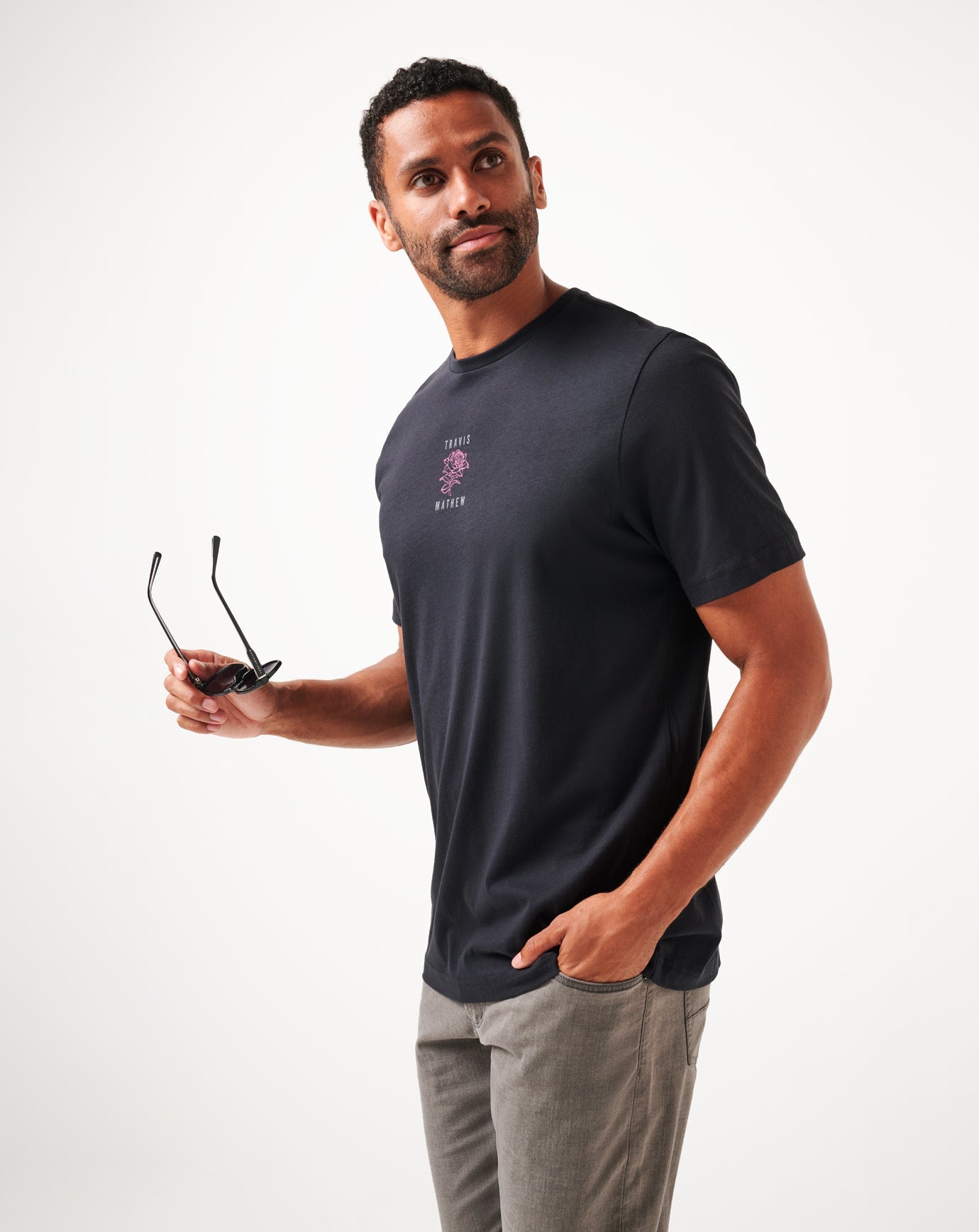 Black Travis Mathew Passport Tee