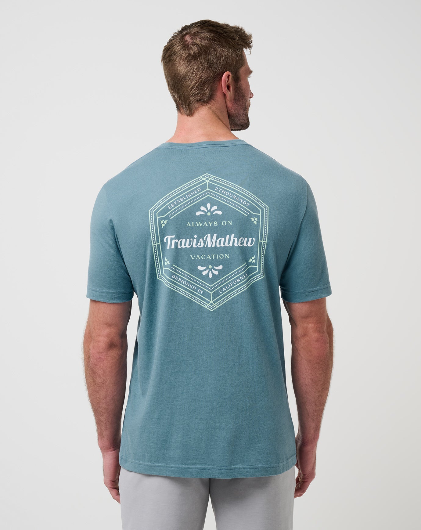 Captains Blue Travis Mathew Maximum Stay Tee