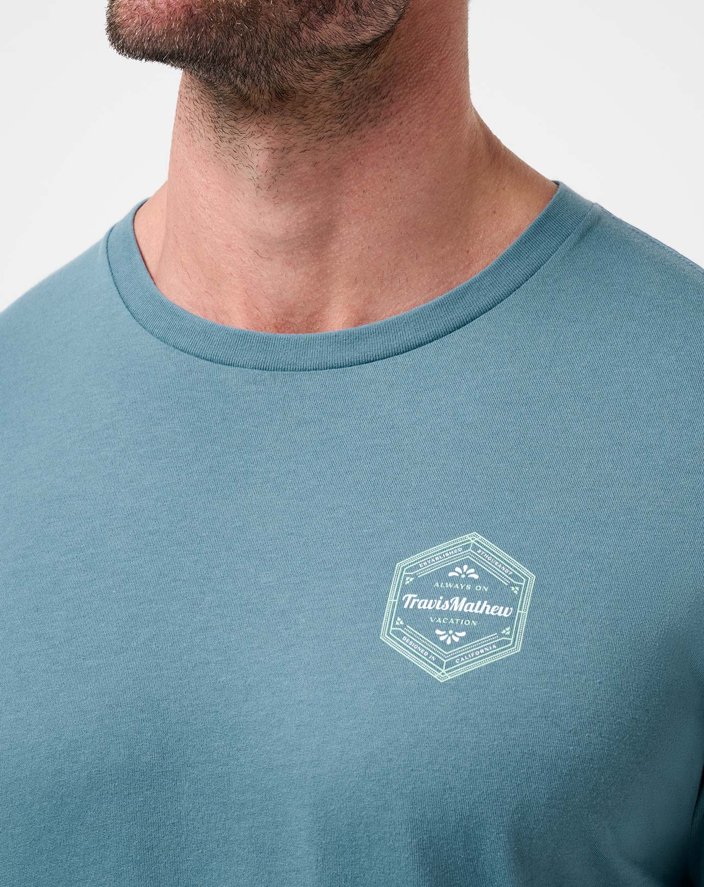Captains Blue Travis Mathew Maximum Stay Tee