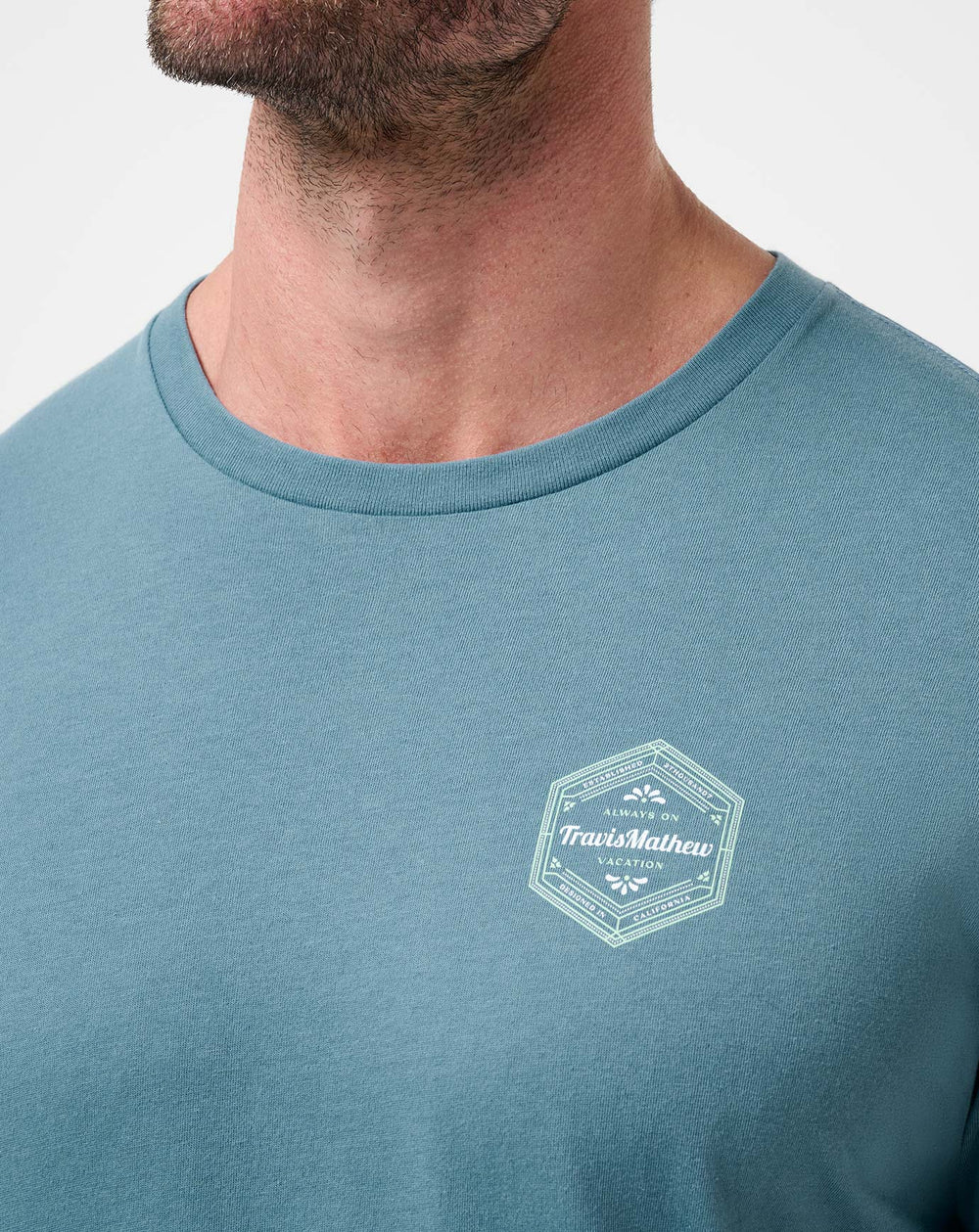 Captains Blue Travis Mathew Maximum Stay Tee