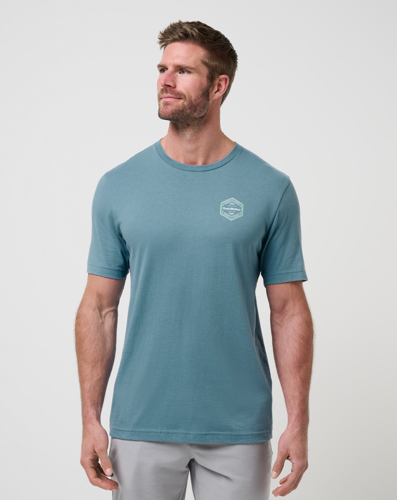 Captains Blue Travis Mathew Maximum Stay Tee
