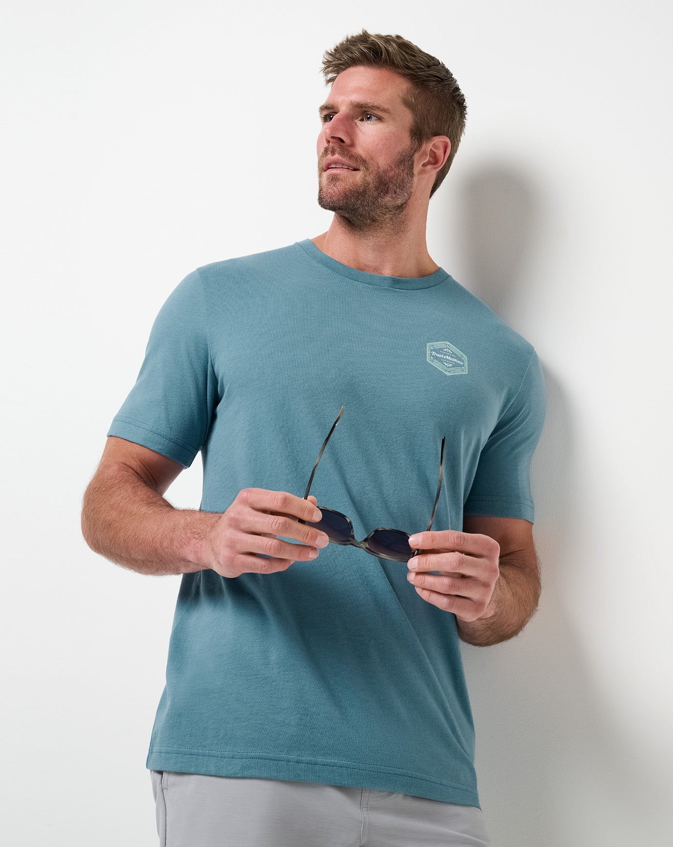 Captains Blue Travis Mathew Maximum Stay Tee