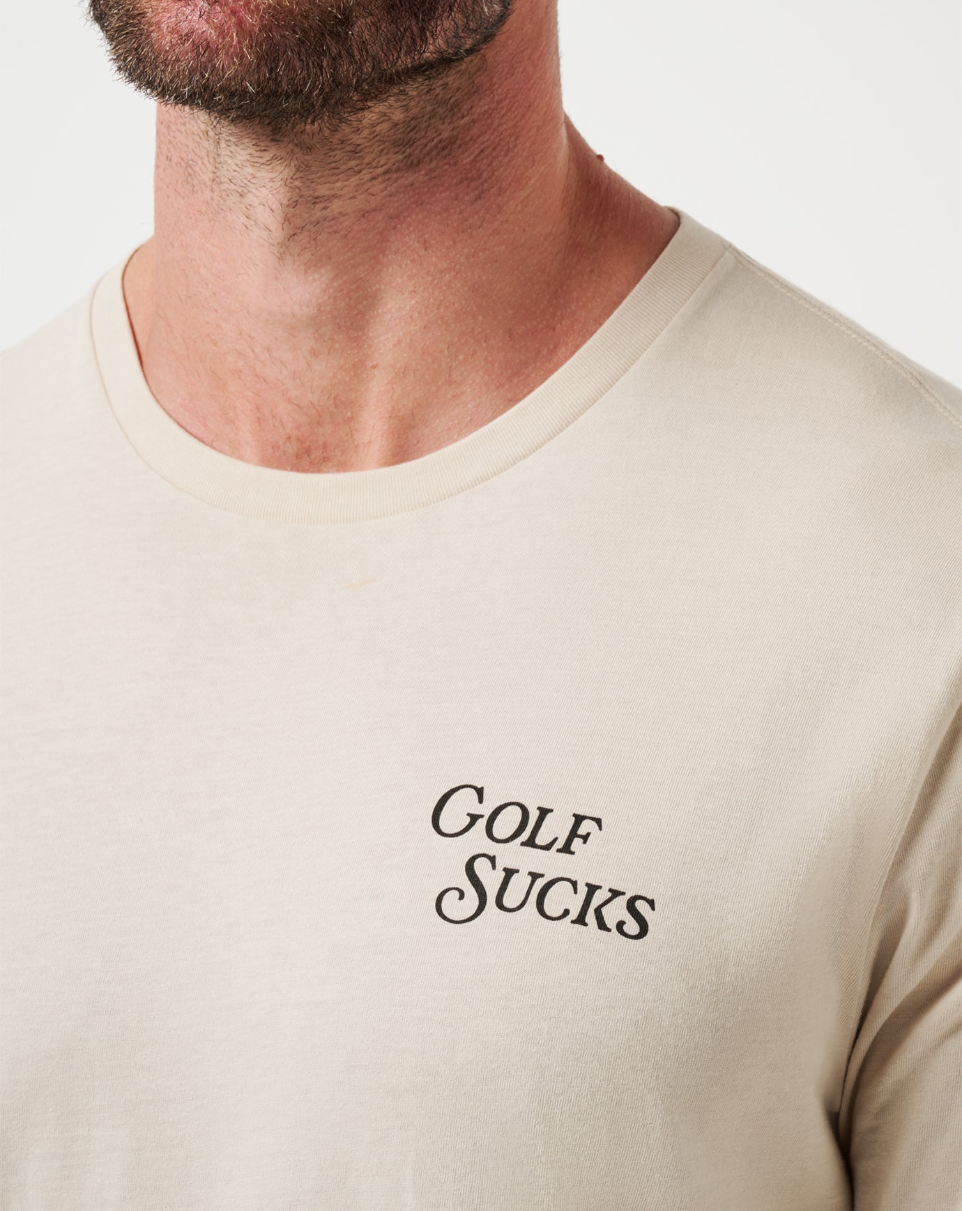 Italian Sand Travis Mathew Course Rules Tee
