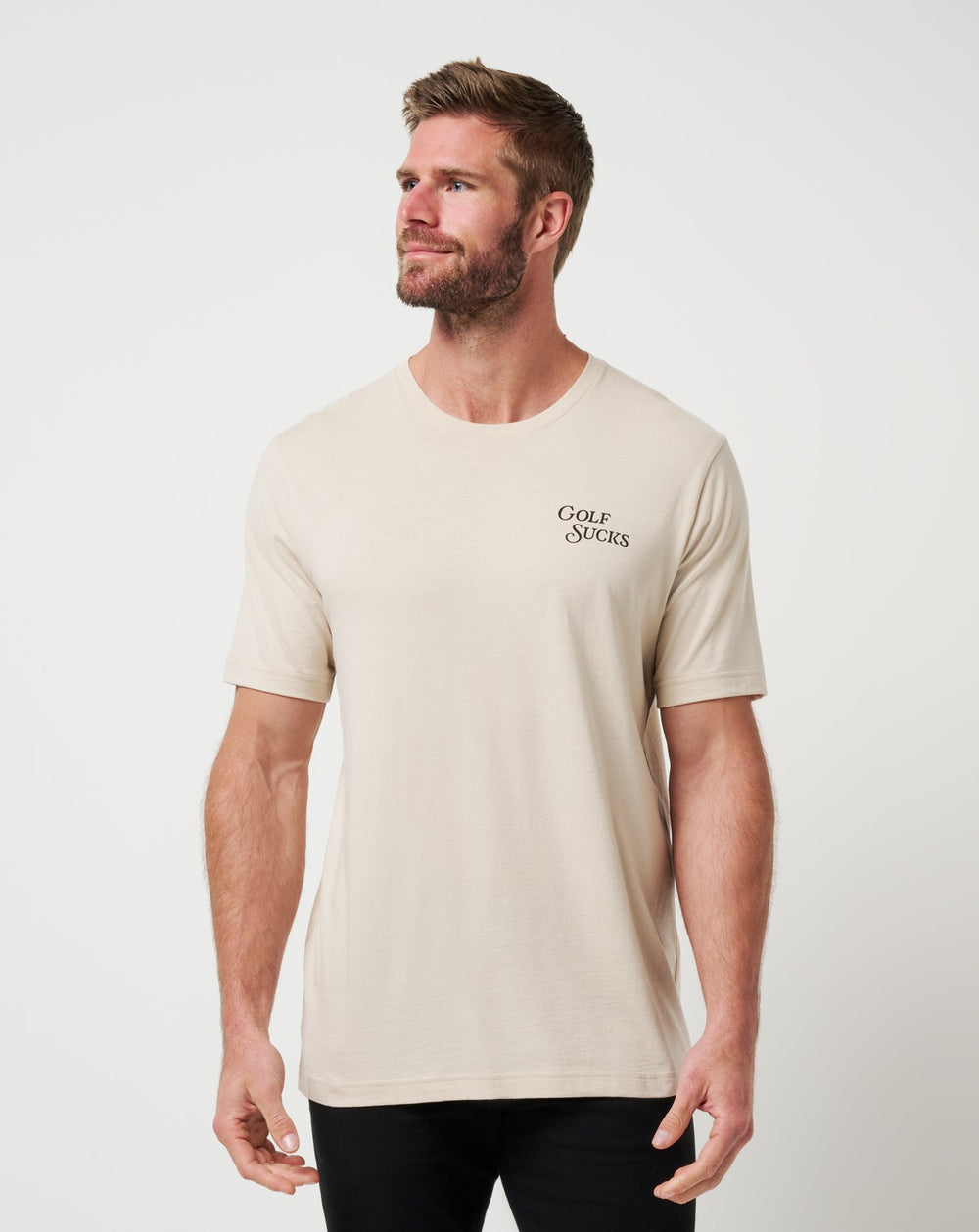 Italian Sand Travis Mathew Course Rules Tee