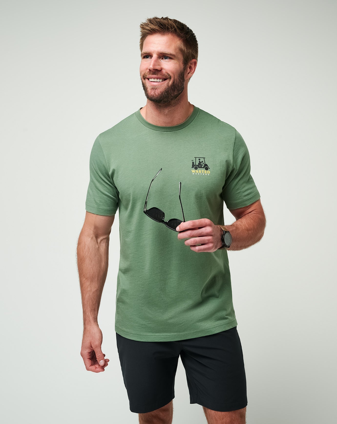 Laurel Travis Mathew Beer Happy Tee