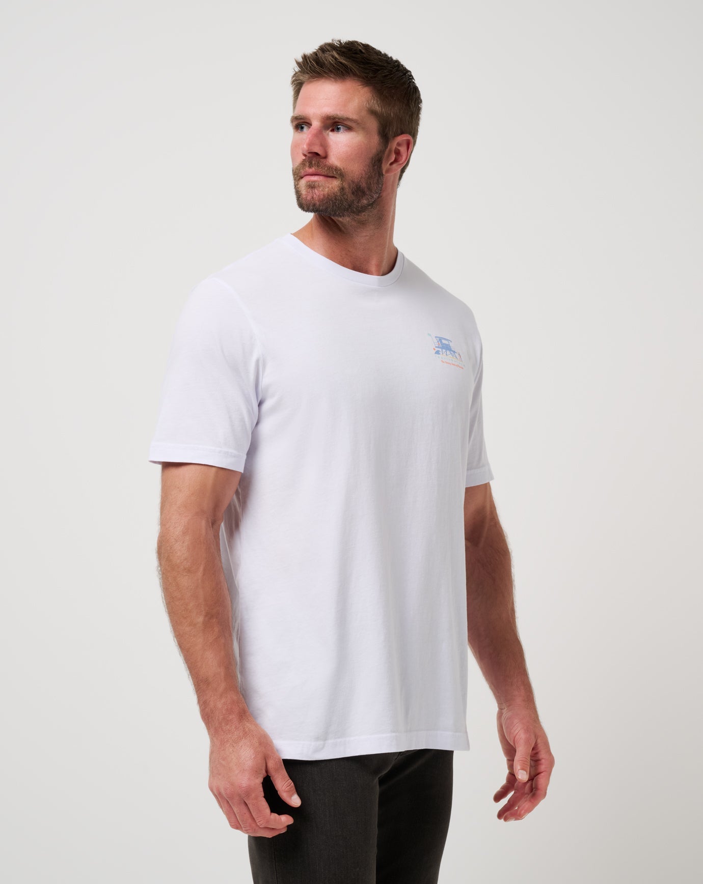 White Travis Mathew Key West Kiss Tee