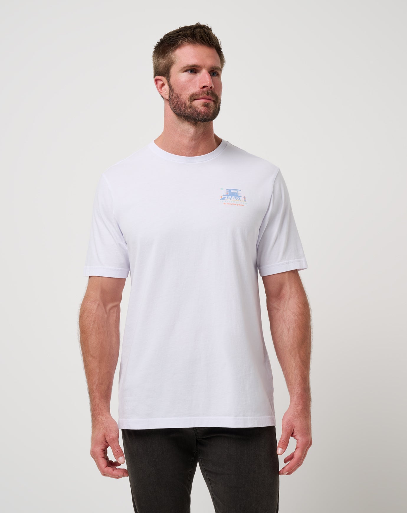 White Travis Mathew Key West Kiss Tee