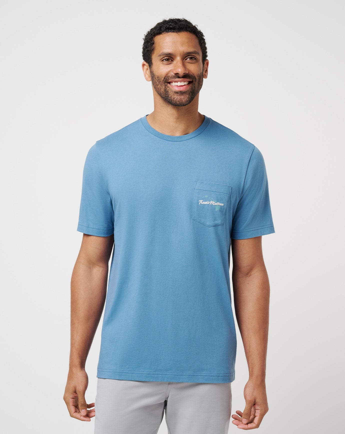 Stellar Blue Travis Mathew Bungalow Bliss Tee