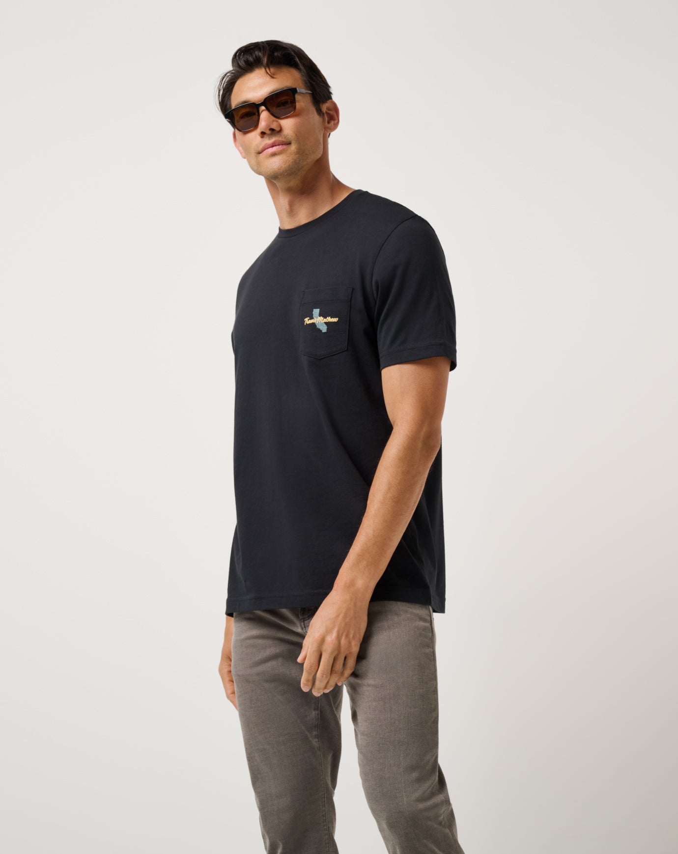 Black Travis Mathew Pacific Grove Tee
