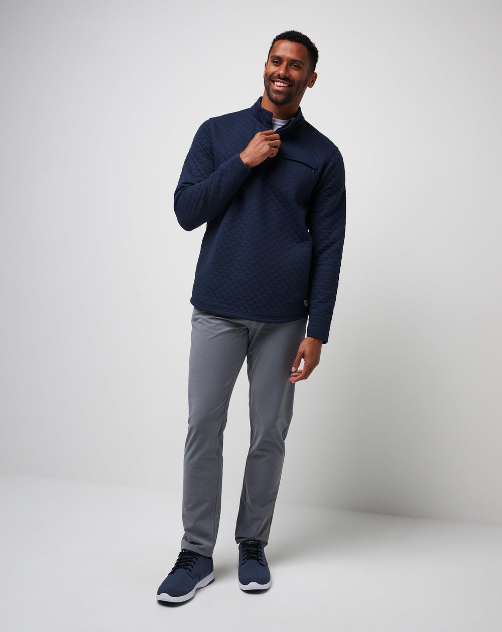 Total Eclipse Travis Mathew Transatlantic Quarter Zip