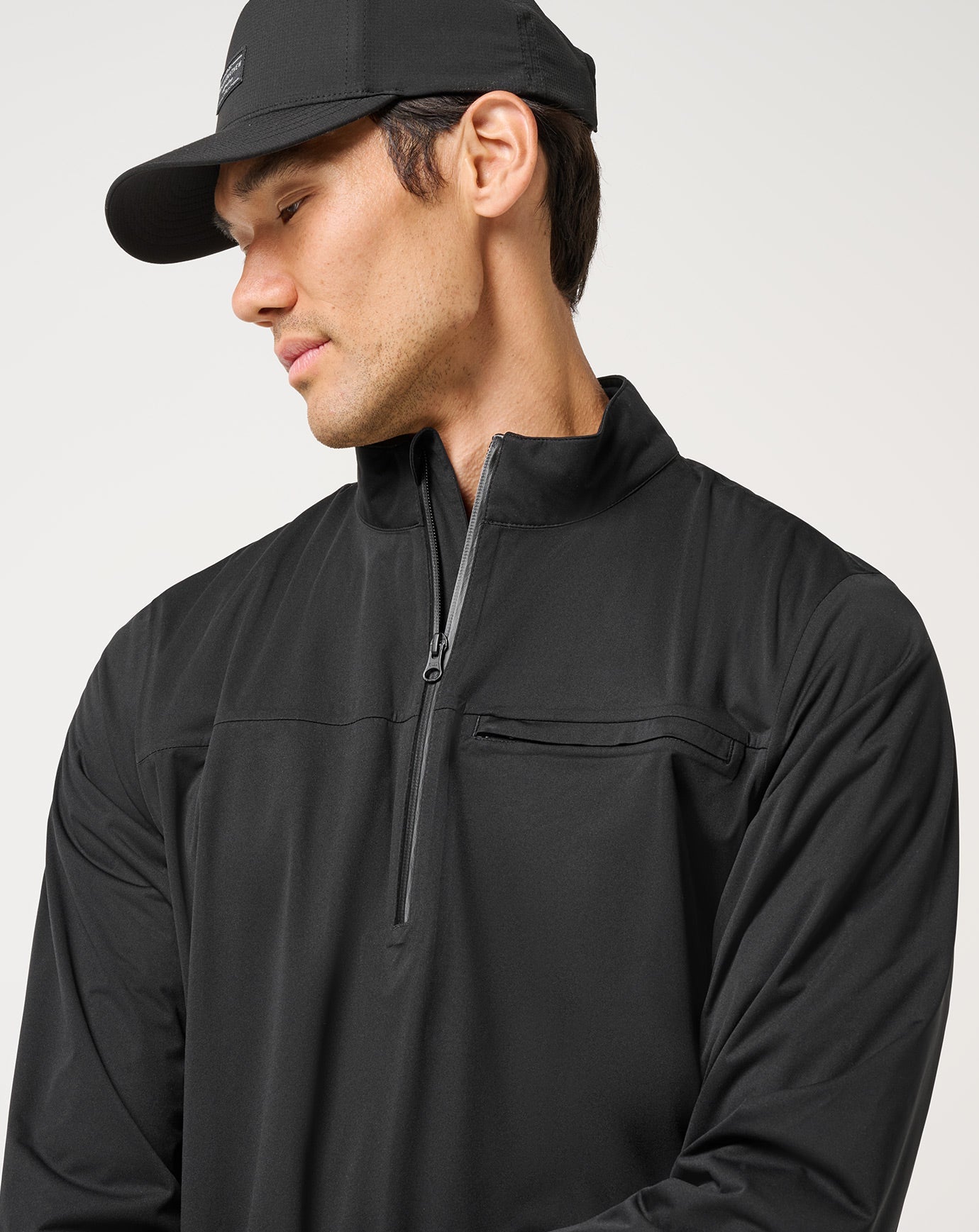 Black Travis Mathew On Course 2.0 Quarter Zip