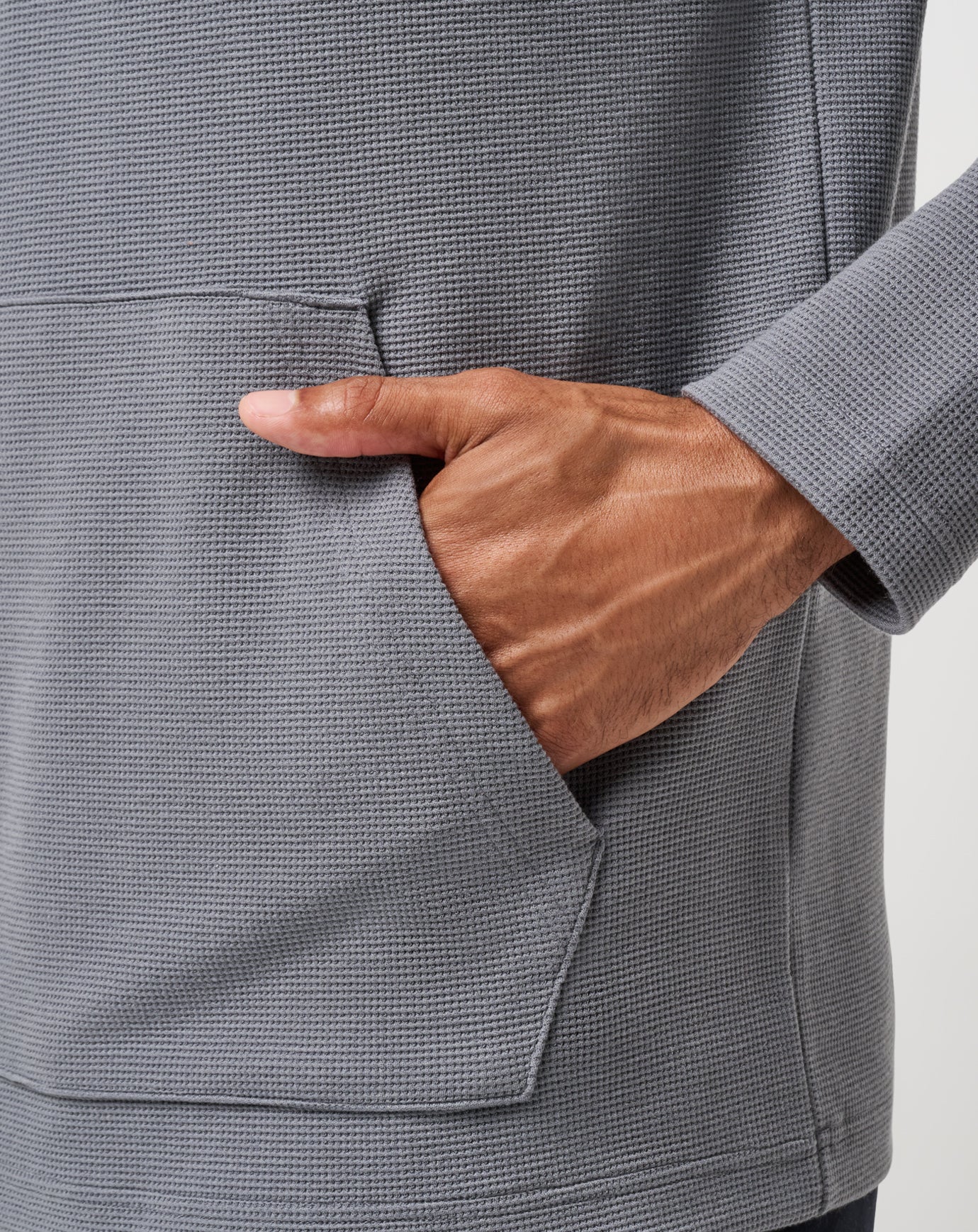 Quiet Shade Travis Mathew Performance Waffle Quarter Zip