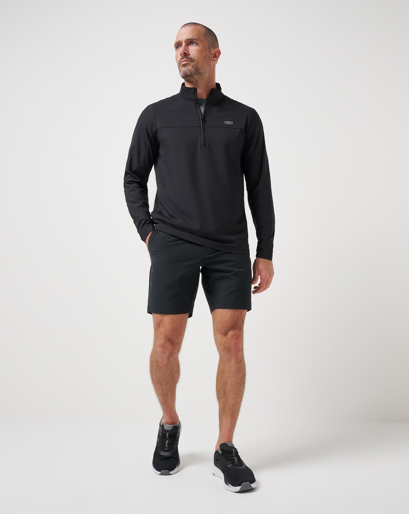 Black Travis Mathew Wanderlust Quarter Zip