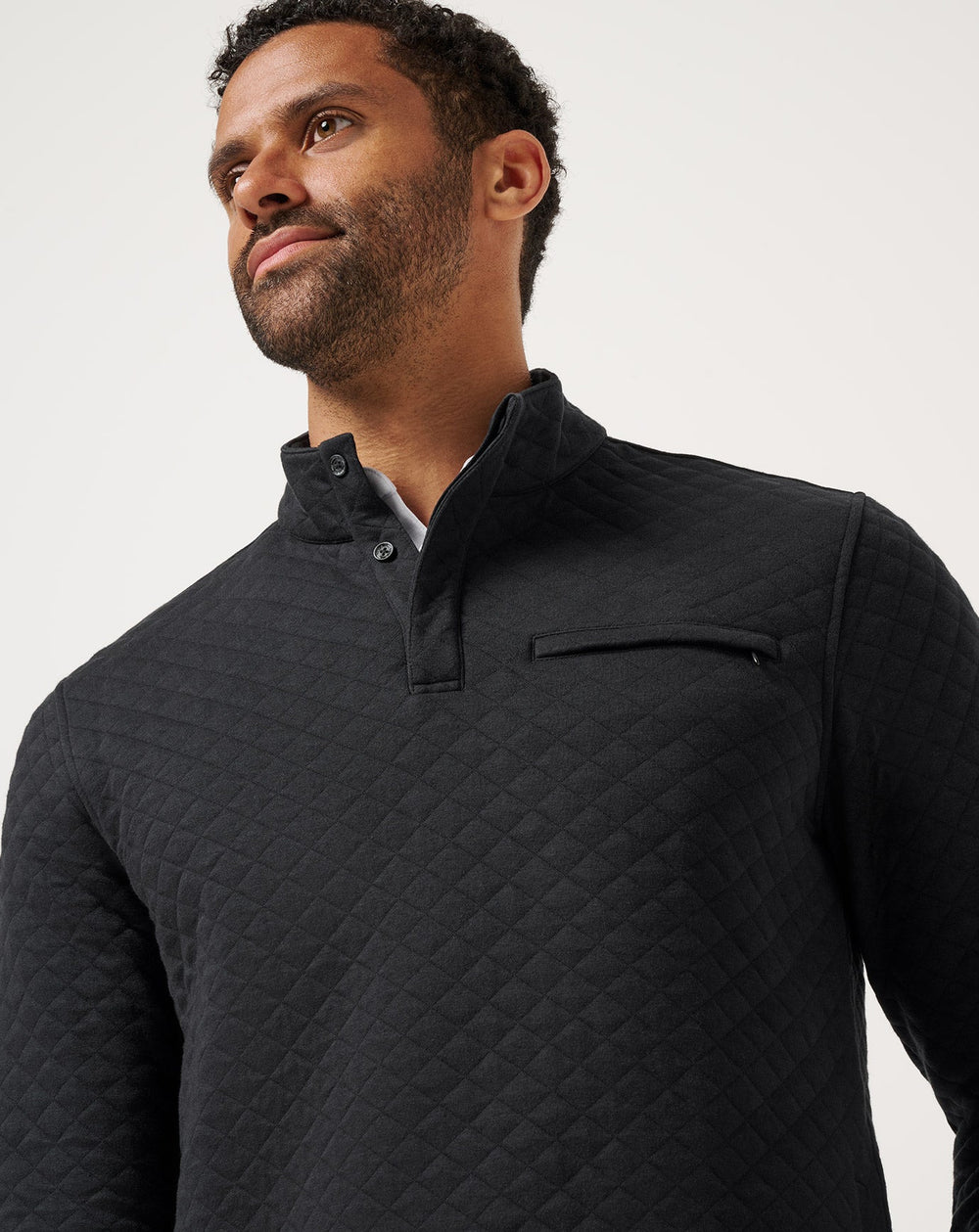 Black Travis Mathew Transatlantic Quarter Zip