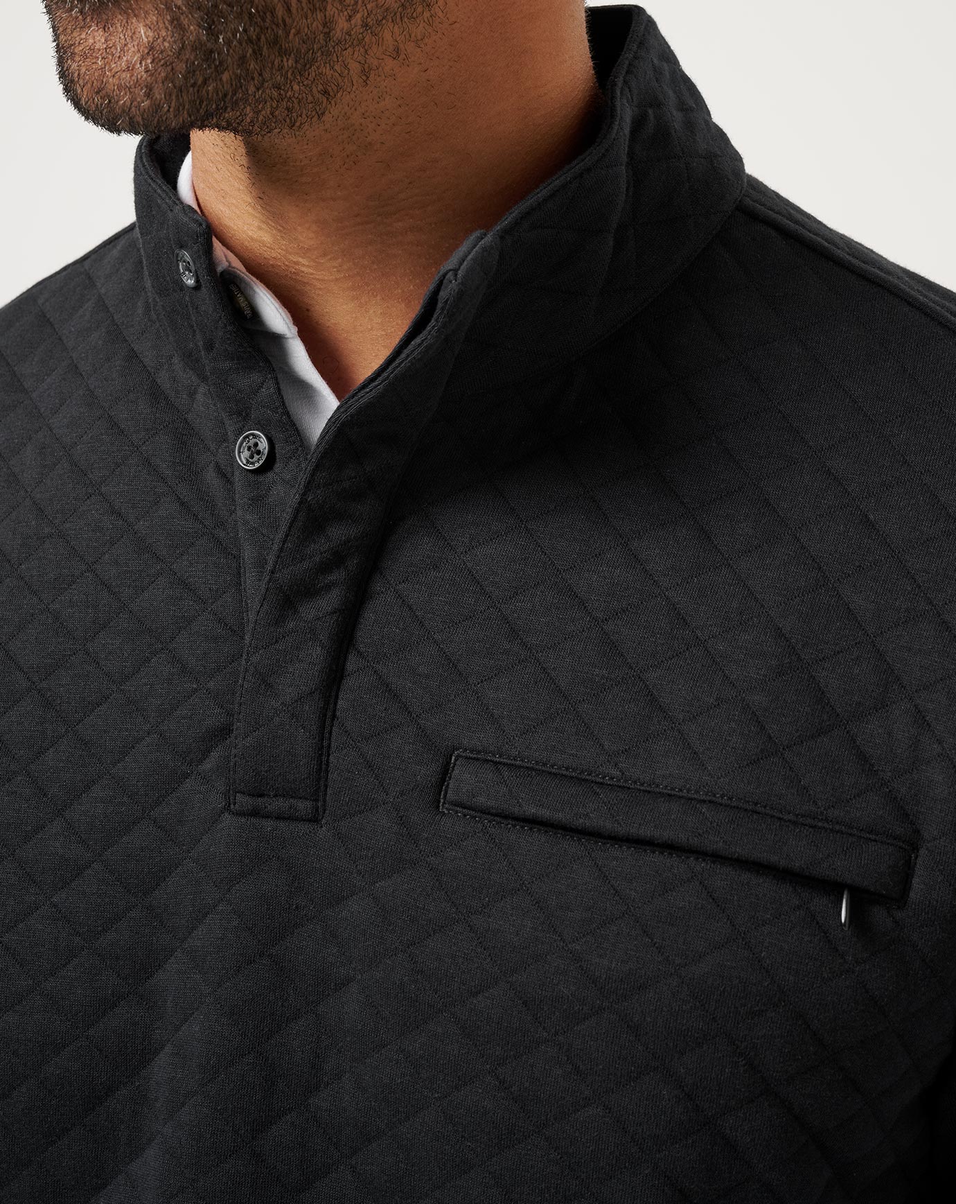 Black Travis Mathew Transatlantic Quarter Zip