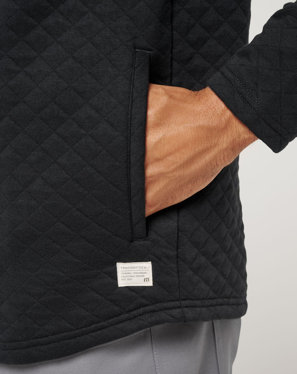 Black Travis Mathew Transatlantic Quarter Zip