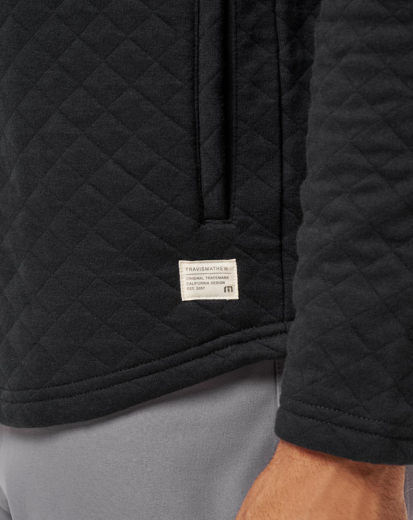Black Travis Mathew Transatlantic Quarter Zip