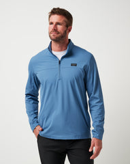 Copen Blue Travis Mathew Wanderlust Quarter Zip