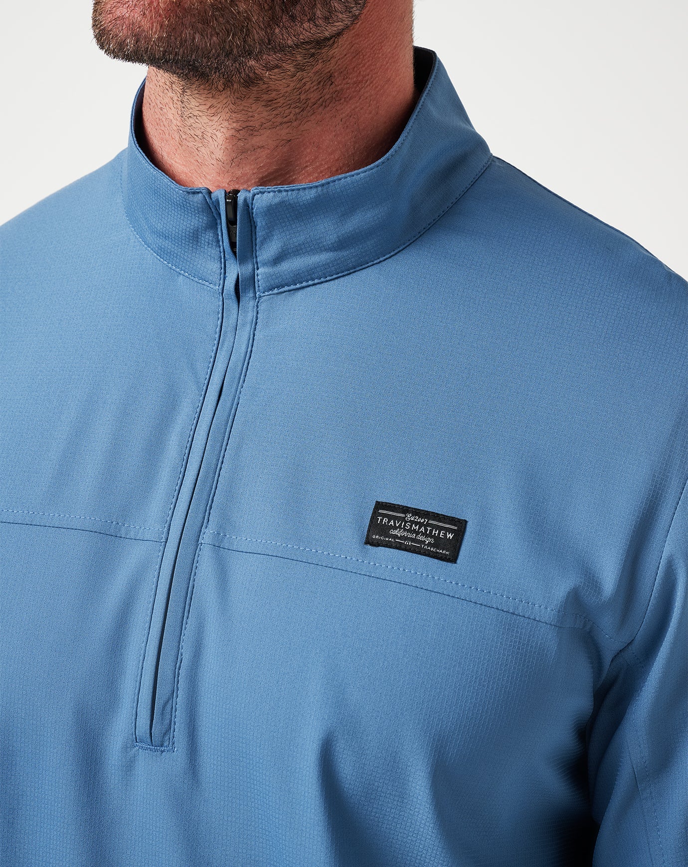 Copen Blue Travis Mathew Wanderlust Quarter Zip