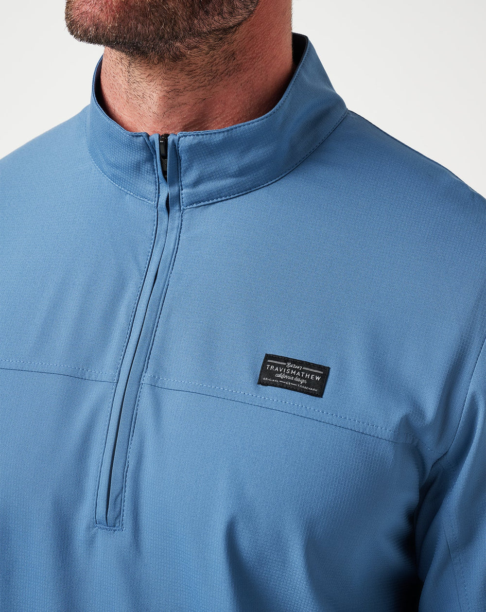 Copen Blue Travis Mathew Wanderlust Quarter Zip