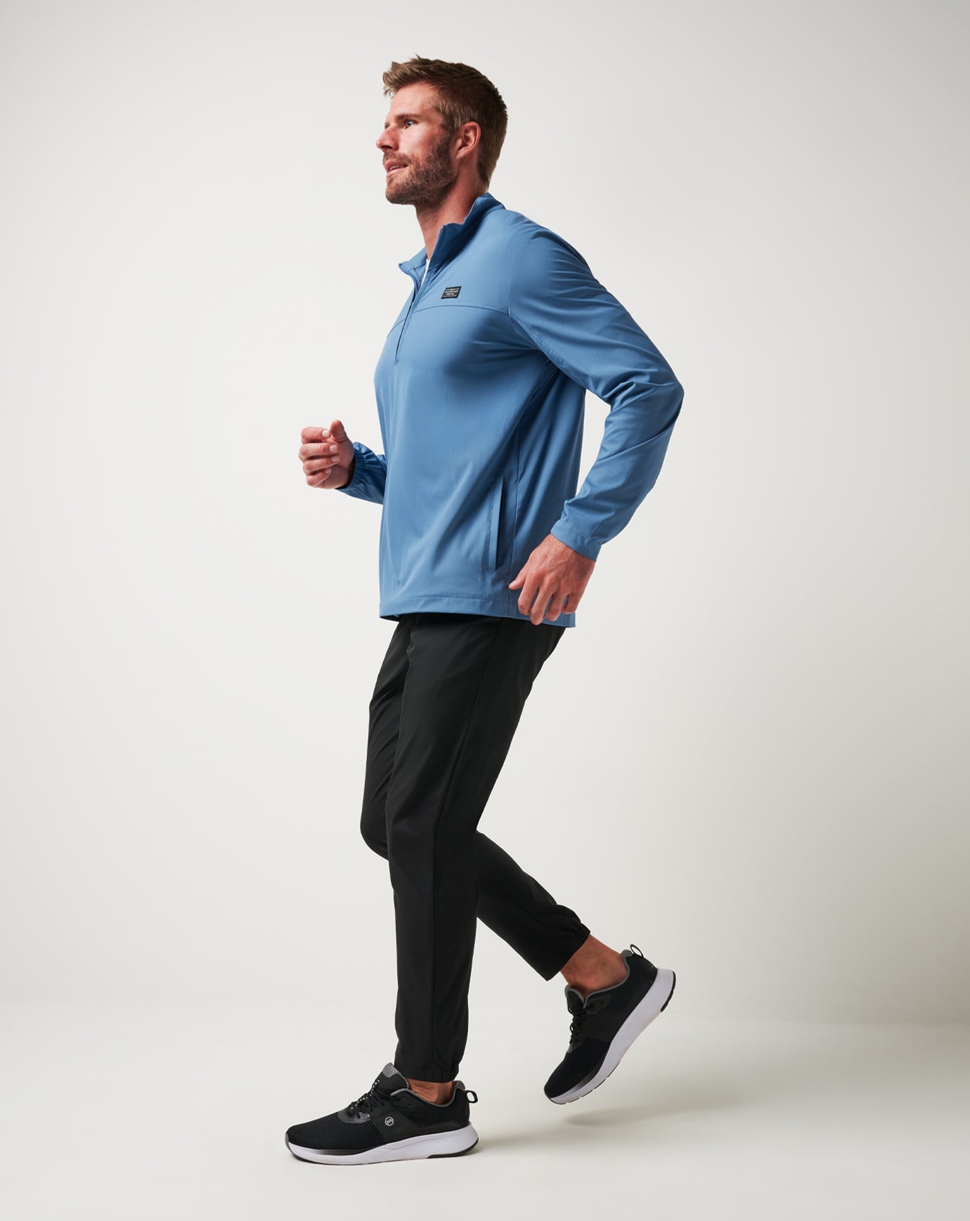 Copen Blue Travis Mathew Wanderlust Quarter Zip
