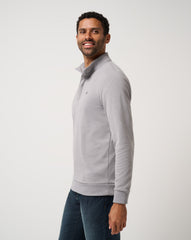 Heather Medium Grey Travis Mathew Cloud Quarter Zip 2.0