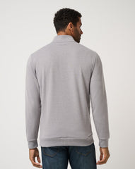 Heather Medium Grey Travis Mathew Cloud Quarter Zip 2.0