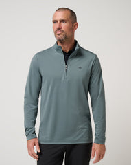 Balsam Green Travis Mathew Heater Pro Quarter Zip