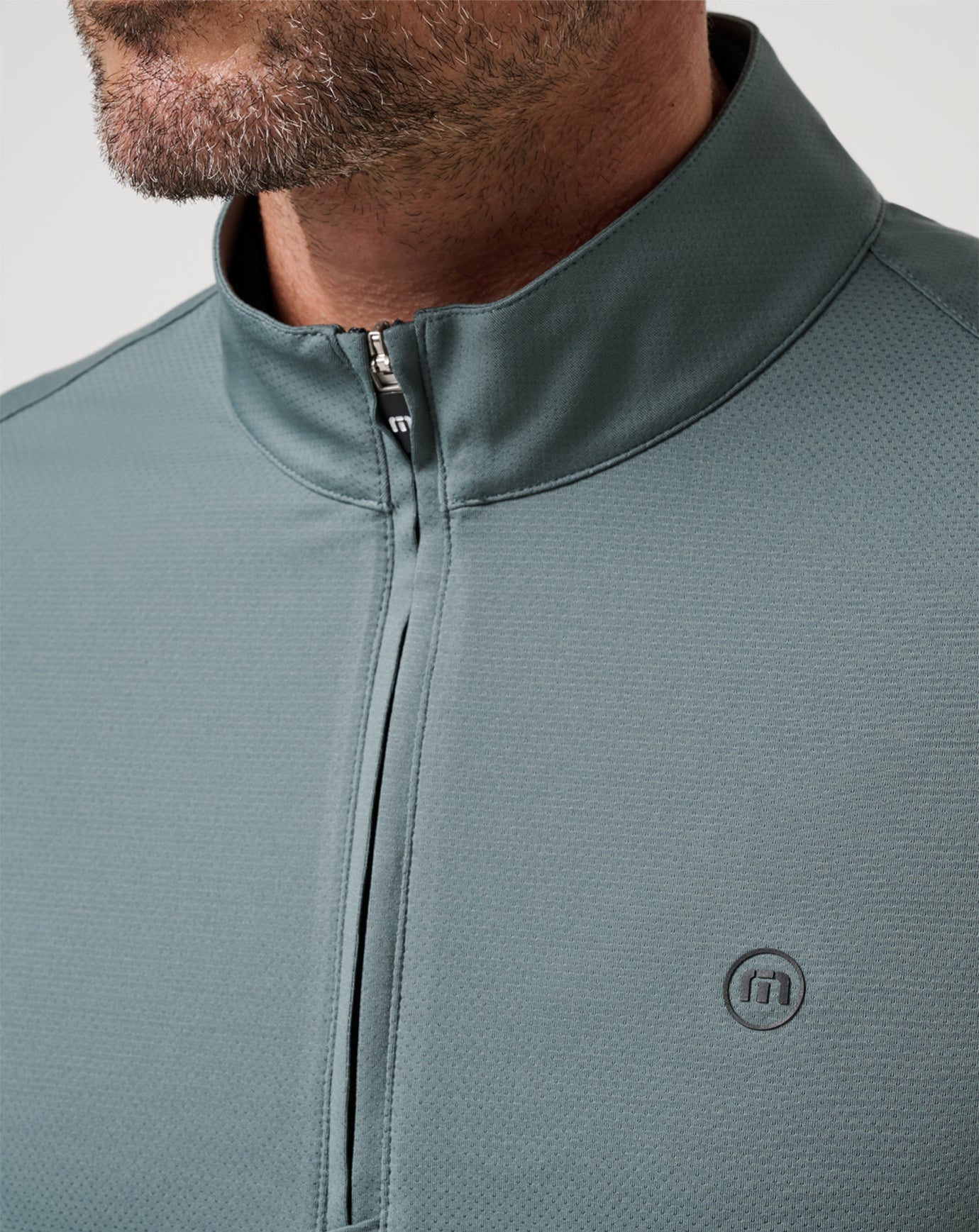 Balsam Green Travis Mathew Heater Pro Quarter Zip