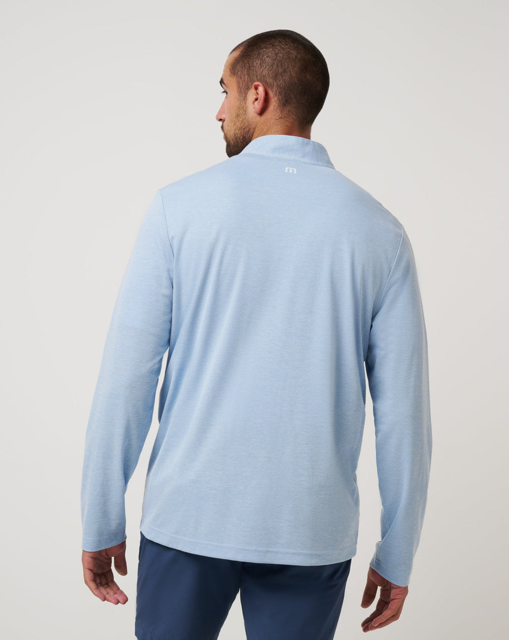 Heather Blue Travis Mathew Chicago Cubs Time To Tailgate Quarter Zip