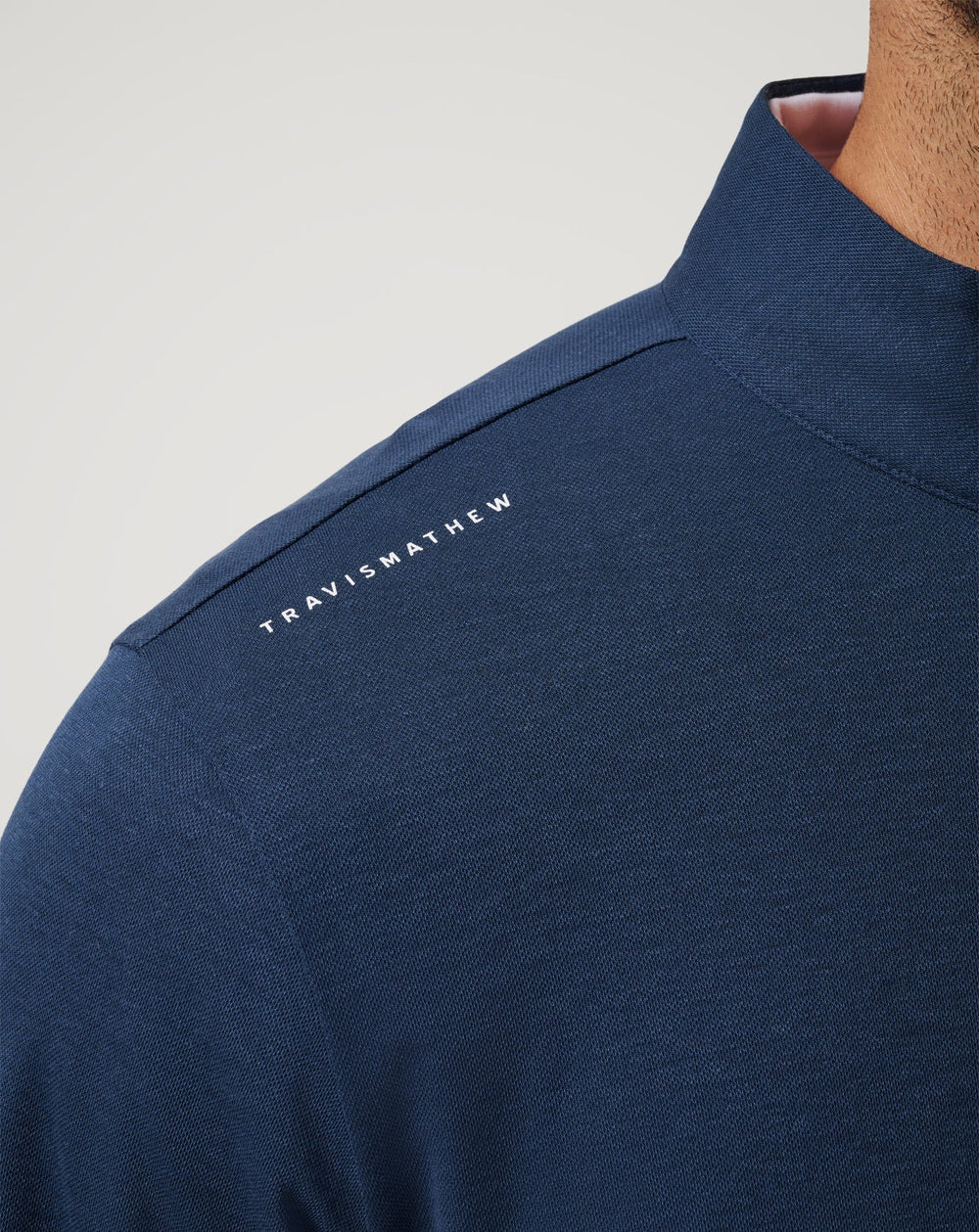 Navy Travis Mathew Seattle Mariners Time To Tailgate Quarter Zip