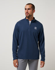 Navy Travis Mathew New York Yankees Time To Tailgate Quarter Zip