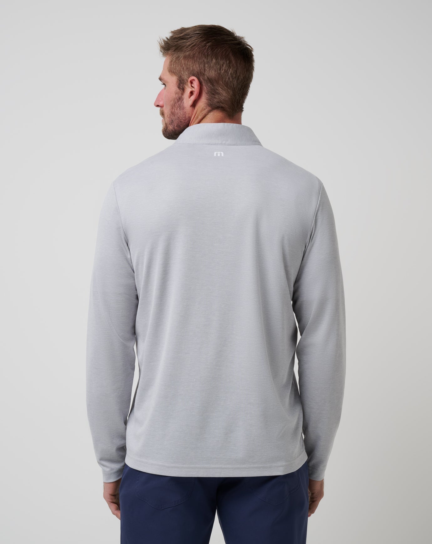 Heather Grey Travis Mathew New York Yankees Time To Tailgate Quarter Zip