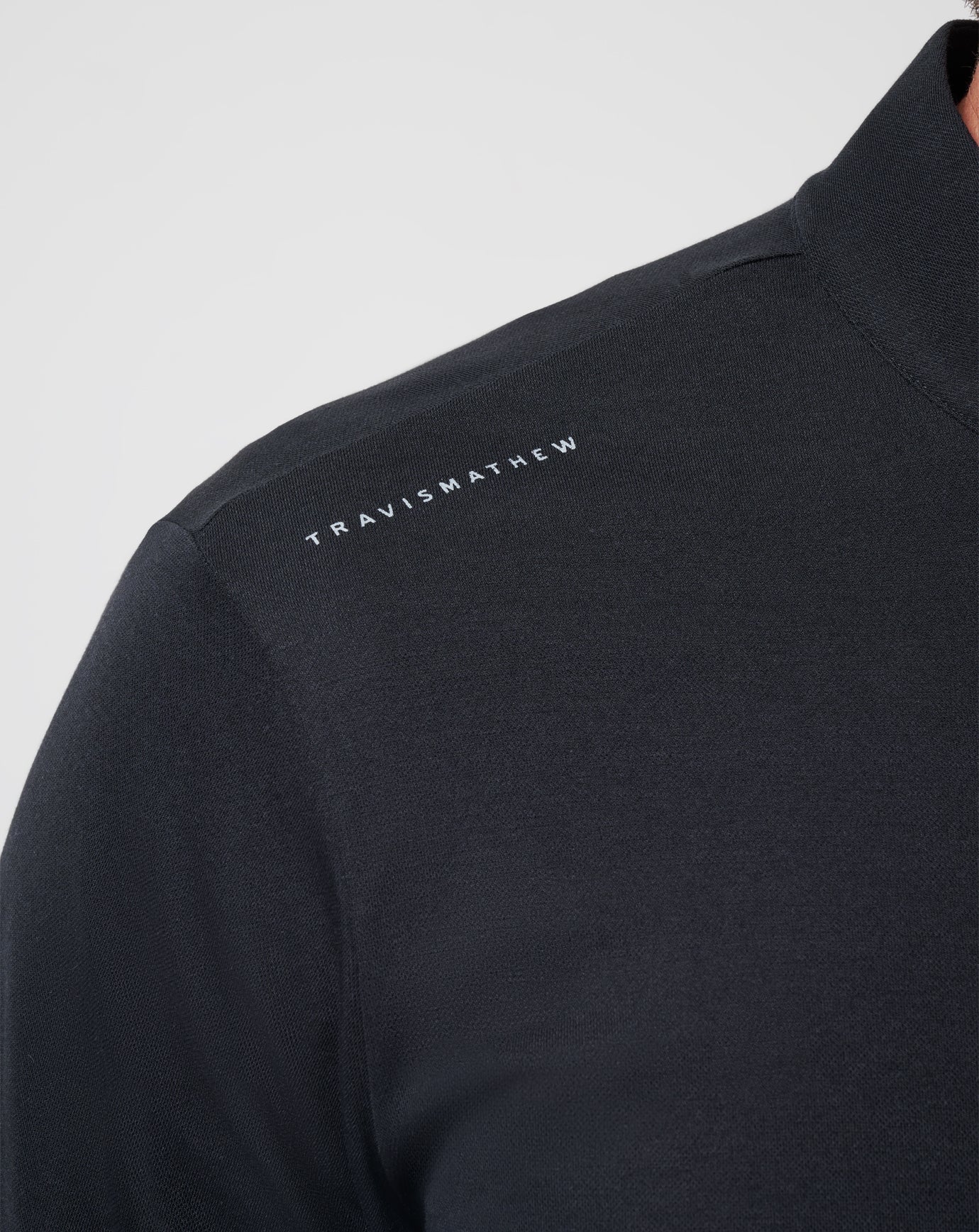 Black Travis Mathew New York Mets Time To Tailgate Quarter Zip