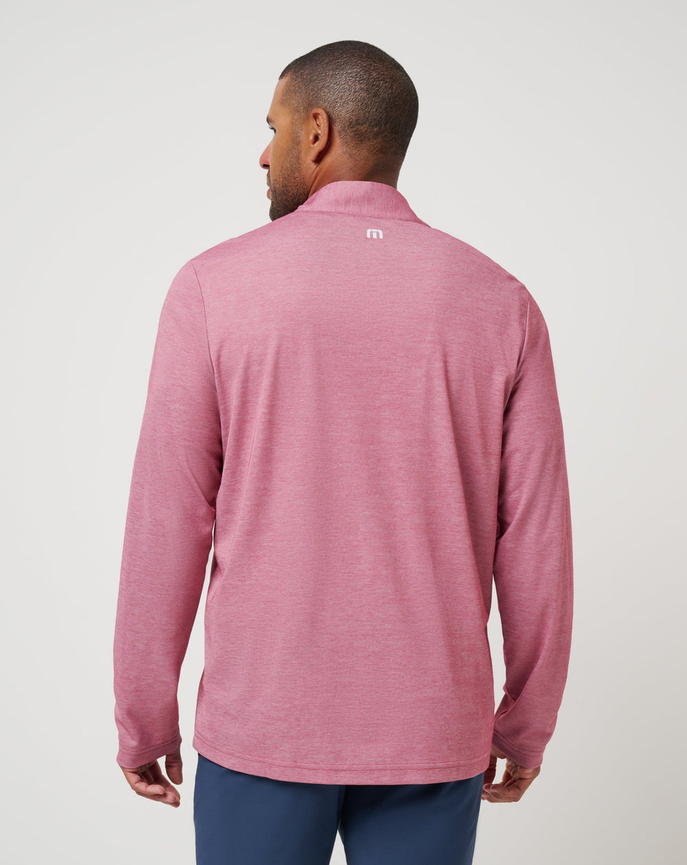 Heather Red Travis Mathew Cleveland Guardians Time To Tailgate Quarter Zip